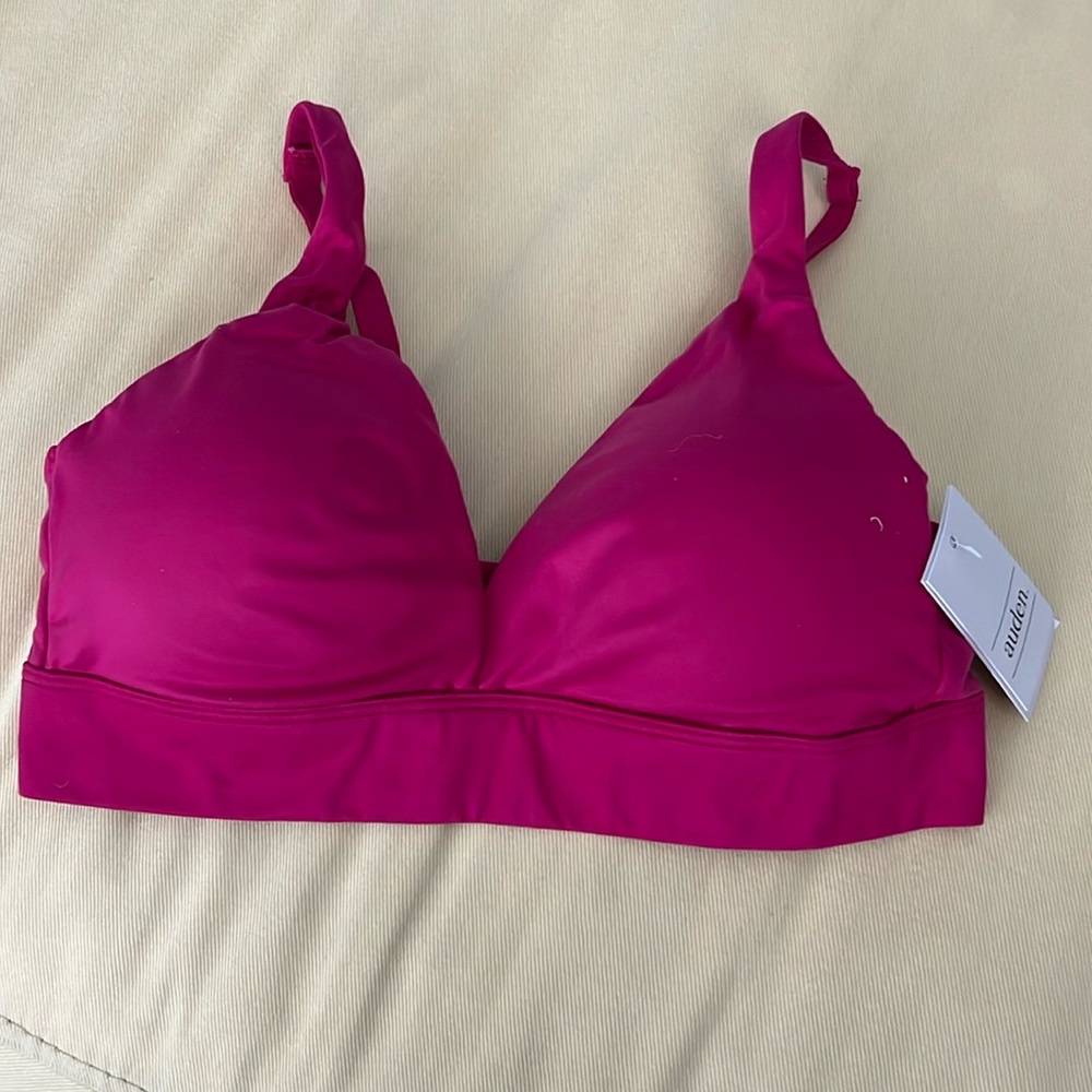 Bralette Pink lightly lined size XS (32B/34A) NWT